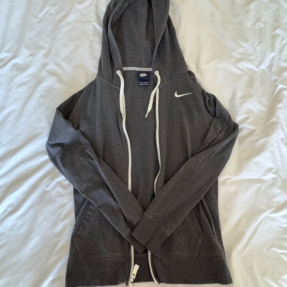 Nike Charcoal Full-Zip Hoodie